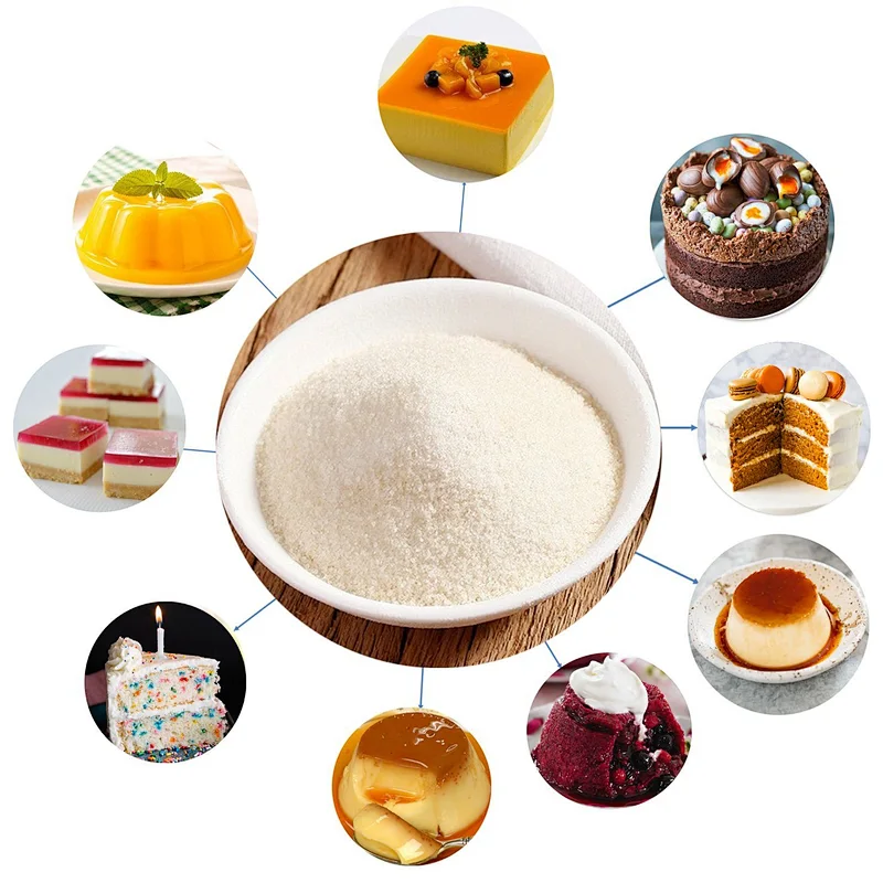 Halal Animal Skin Food Gelatin Bovine Edible Gelatin for Candy and Cakes 160 Bloom